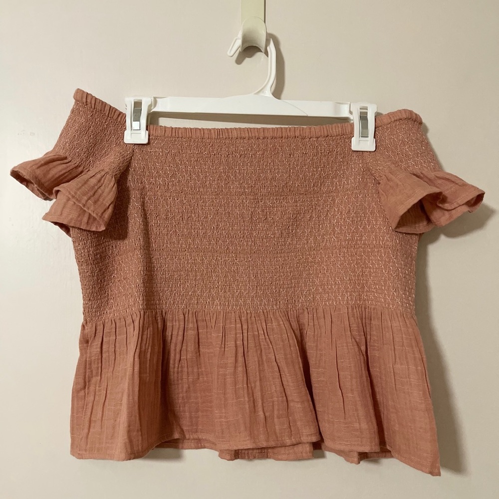 Off the Shoulder Crop Top